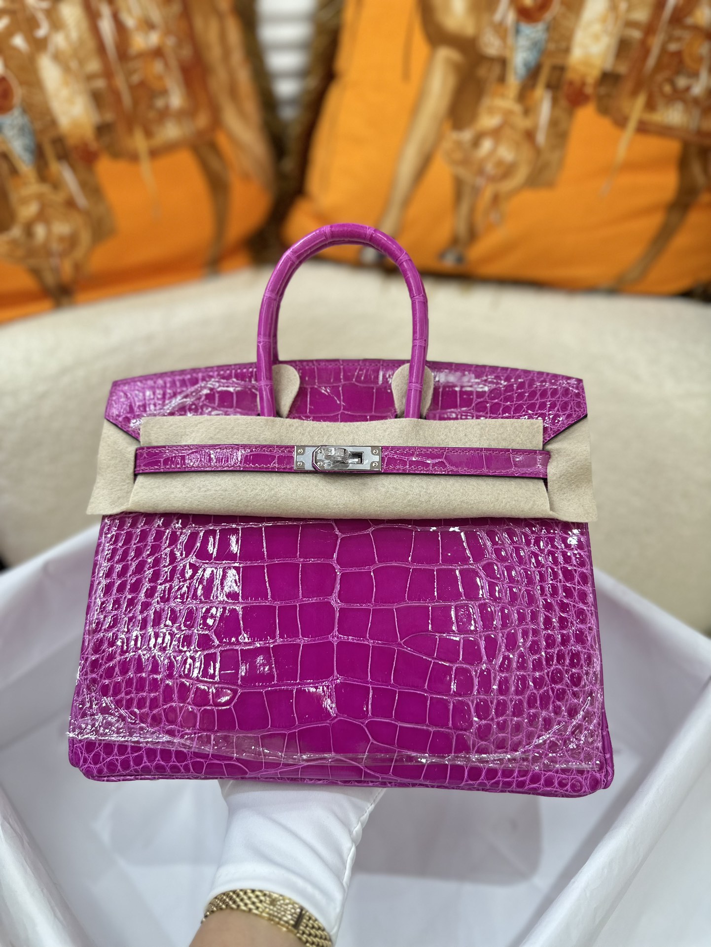 Birkin 25/30/35 with Crocodile Leather (Custom Order)